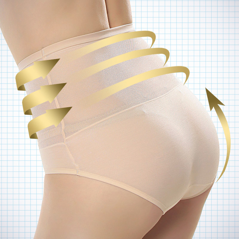 3 ! 5 1 ! summer ultra-thin abdomen drawing pants slim waist comfortable breathable female panties body shaping pants