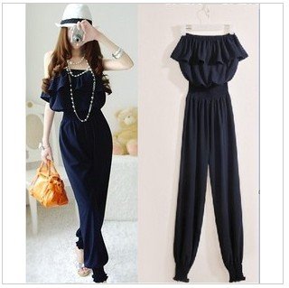 3,573 Korean 2012 Summer new fashion collection of women's waist and slim body Leotard even pants