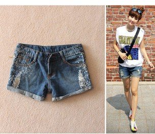 3,676 Korean ladies boots new 2012 leisure pants worn over skinny jeans shorts women