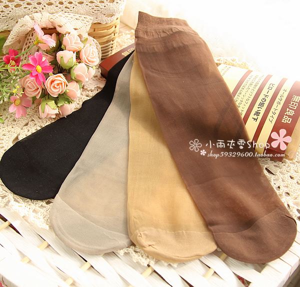 3 bag summer new arrival 2013 crystal yarn short stockings invisible women's stockings 5 double