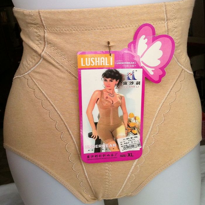 3 colored cotton high waist abdomen drawing body shaping pants plus size drawing postpartum abdomen pants Extra Large Size