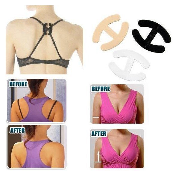 3 Colors Strap Bra Cleavage Strap Perfect Clips