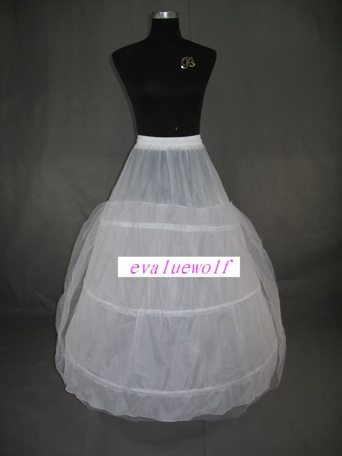 3 hoop 2 layer petticoat/crinoline/underskirt P15b