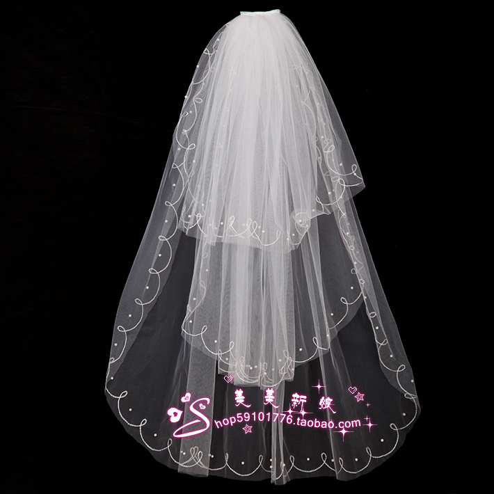3 laciness veil multi-layer veil bridal veil wedding dress formal dress accessories 2012 winter