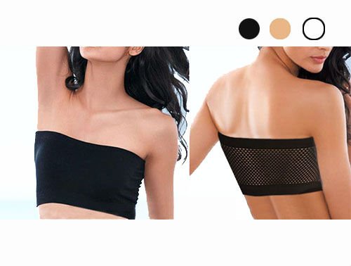 3 Ladies Tube Top Stretch strapless Leisure Seamless Bra 3 pieces Lingerie Underwear 66-92cm