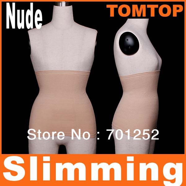 3 pcs /lot , Fat Buster Calorie Off Massage Slimming Corset Tummy Shaper Waist Band M , Free Shipping Dropshipping