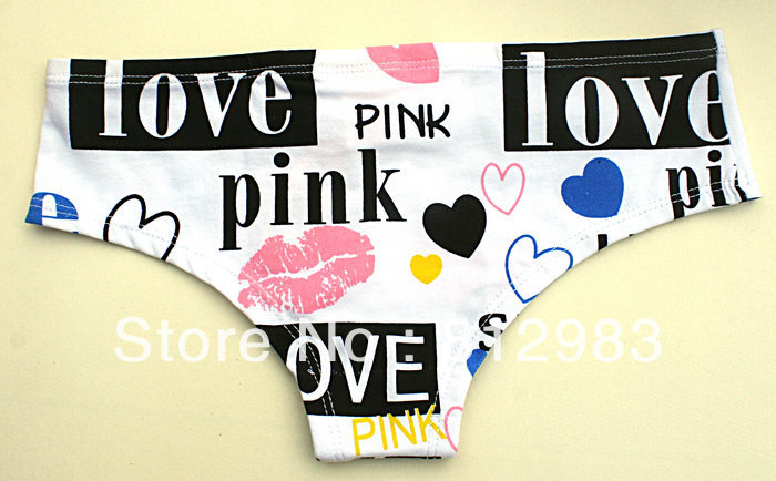 3 pcs / lot Sexy  Cotton Panites Briefs White Low Waist VS  M/L Women  Underwear JY036B Free Shipping