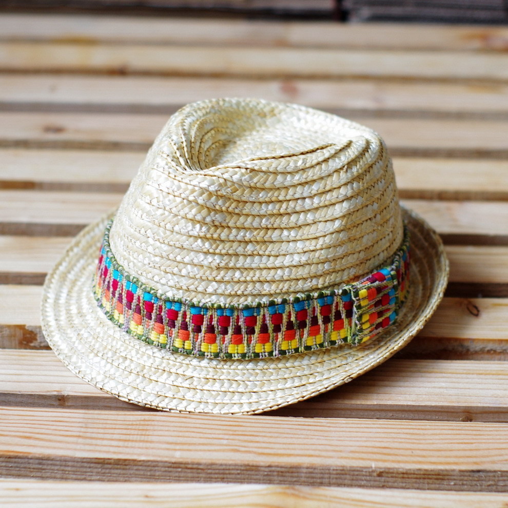 3 spring and summer rod hat multicolour wavingness fedoras lovers strawhat straw braid fedoras