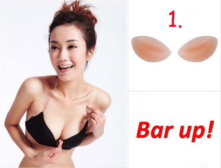 3 Types Mixed sale.Silicone Bra Push up Invisible Inserts Pads Thickening Gather Freebra. 24Pcs=12Pair/lot Free Shipping