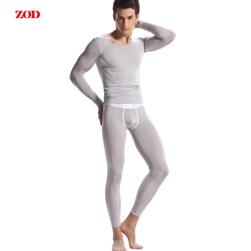 3 zod male long johns long johns elastic nylon set thin 912802