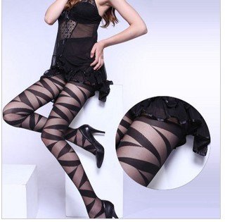 30 d cross BangDai pattern of ultra-thin jacquard pantyhose silk stockings