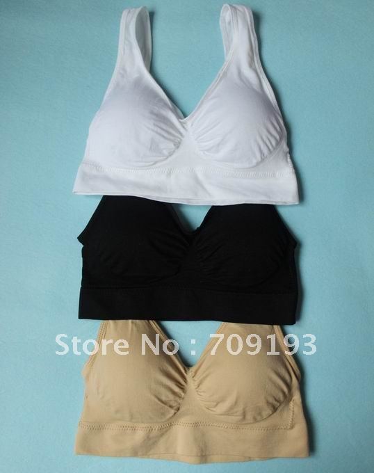 300pcs=100sets DHL free shipping Genie Bra with removal pads 2 layer no hooks OPP BAG