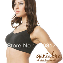 300pcs/lot (3pcs/box) =100 boxes To EU/US etc Free shipping Double Sided with pad Genie Yoga Bra high quality Sports Body Shaper