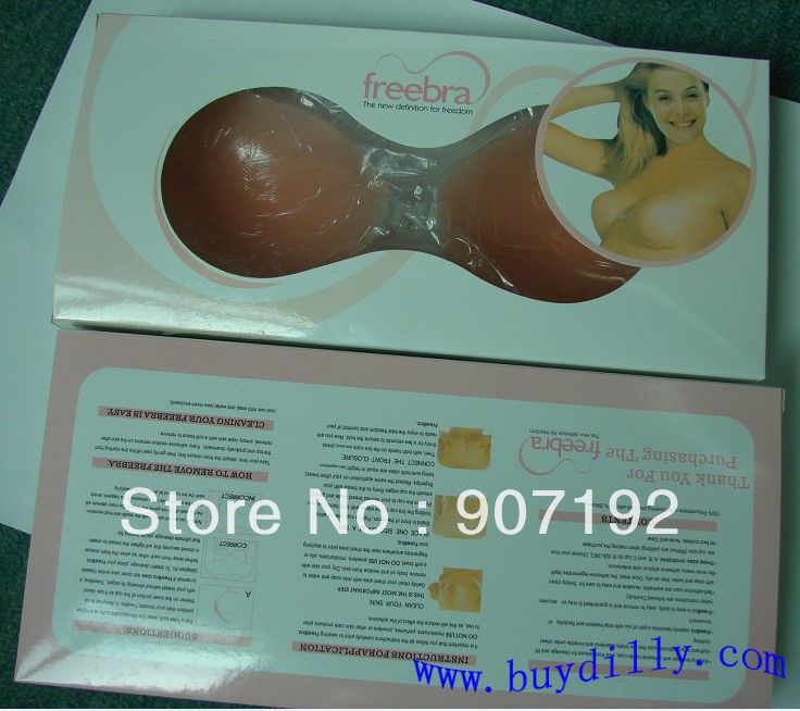 300pcs/lot  Self-Adhesive Silicone Breast Bra size ABCD(Retail packaging)