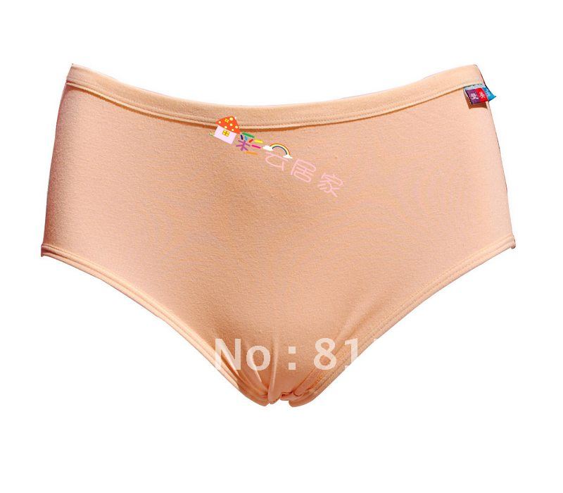 302 plus size 100% cotton panty mid waist panty 100% cotton plus size female panties
