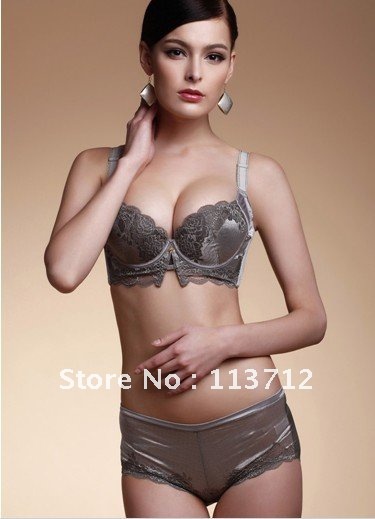 (305) Golden Triangle sexy adjustable bra pushing up  popular bra including one pieces of underwear  free shipping