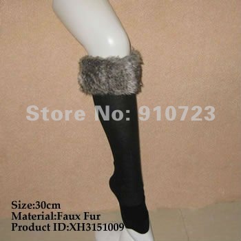 30Pairs/LOt 2011 winter fashion Leg Warmers Socks+ hot sale fur fluffies fuzzy Leg warmers Boot Covers socks XH3151009