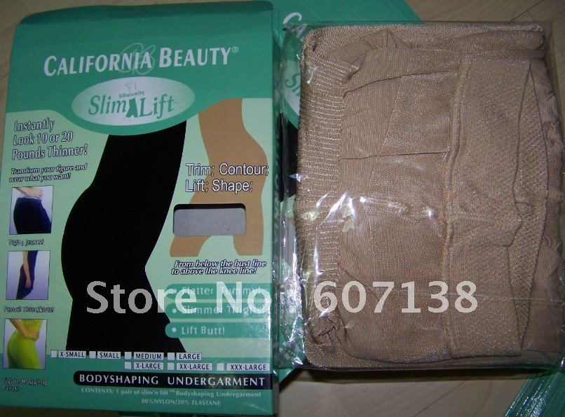 30pcs High quality California Beauty Slim N Lift strapless SUPREME SLIMMING UNDERWEAR Body Shaping free shipping lose weight