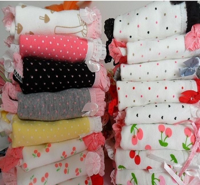 30pcs/lot fashion women's cotton lovely underwear