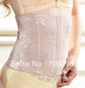 30pcs/lot Ladies Floral Waist Trimmer Slimming Belt Body Shaper L XL XXL, Free Shipping