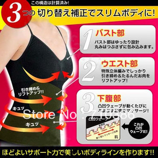 30pcs/lot  Women's Body Slimming Camisole Shaper Underwear Shapewear Vest with  CR012
