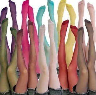 30pcs/lot women's colorful Velvet Leggings,pantyhose tights-