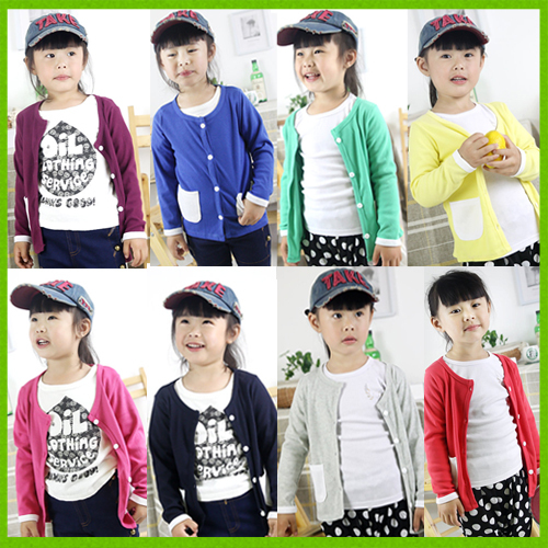 3188 2013 spring candy color cardigan outerwear