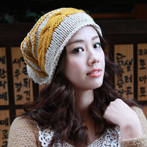 3345 pocket winter handmade hat line cap thermal knitted hat winter hat