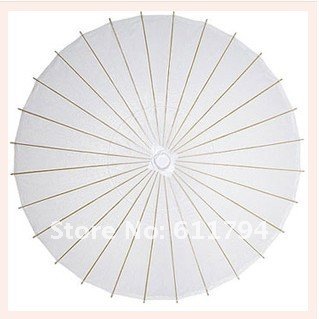 35" diameter solid color paper parasols are perfect for outdoor or island destination weddings