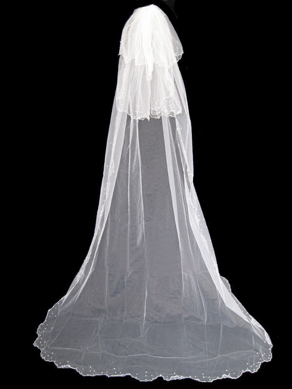 3m big pearl bridal veil bridal accessories multi-layer hair accessory wedding accessories
