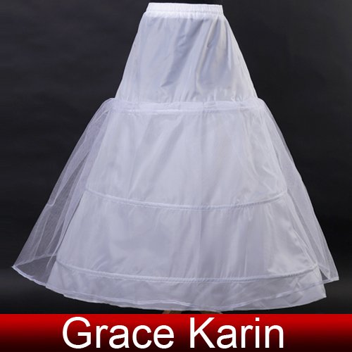 3pc/lot Free shipping Hoop Wedding Bridal Gown Dress Petticoat Underskirt Crinoline CL2704