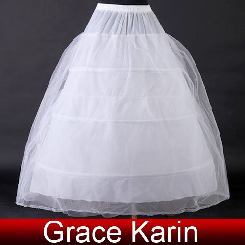 3pc/lot Free shipping Hoop Wedding Bridal Gown Dress Petticoat Underskirt Crinoline CL2705
