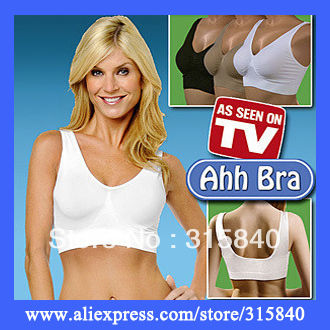 3pcs Ahh Bra Sexy Bra Slimming Bra Seamless Leisure Genie Bra With OPP Bag -- MTV59 Free Shipping Wholesale & Retail