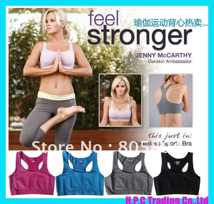 3PCS/Lot,2012 New Arrival Free Shipping Women's Bra Seamless Sports Bra Yoga vest Modal vest Candy Color Wholesale&Retail