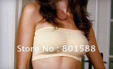 3pcs/lot lady sexy strapless bra tube top