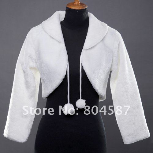 3pcs/lot! Wholesale!Grace Karin Faux Fur Wedding Bridal Wrap Shawl Jacket Coat Bolero,free shipping! CL2617