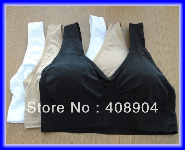 3pcs/set Genie Bra with removable pads Women's Two-double Vest BREAST RHONDA SHEAR