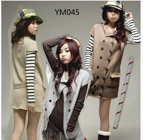 3pieases free shipping cost! fashion lady sweater , you can choice any style,
