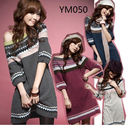 3pieases free shipping cost! fashion lady sweater , you can choice any style,