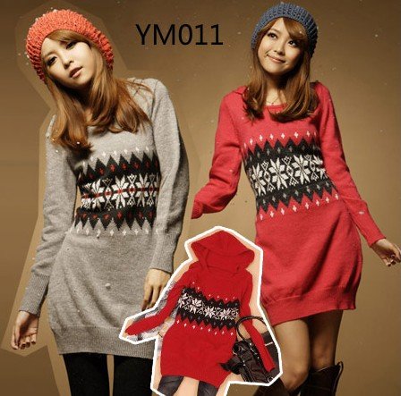 3pieases free shipping cost! fashion lady sweater , you can choice any style,
