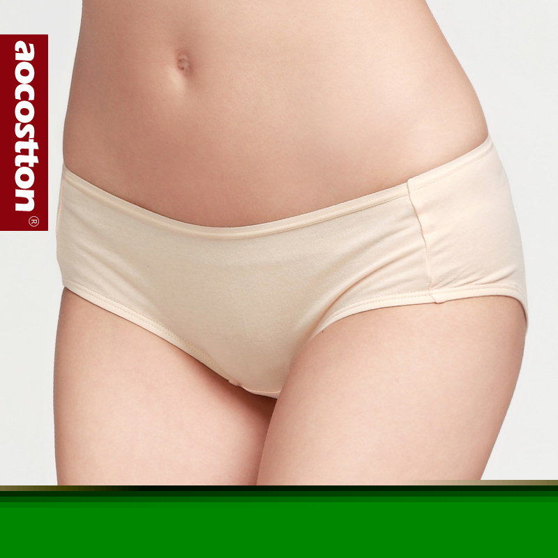 4 cotton panty women's 100% cotton mid waist sexy 100% cotton 100% cotton female panties