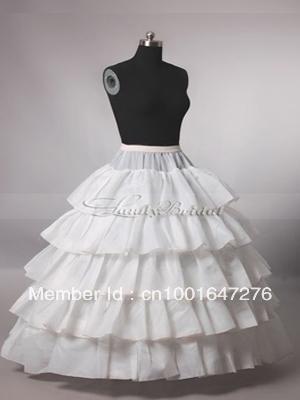 4-Hoop 5T Wedding Bridal Crinoline Petticoat slip