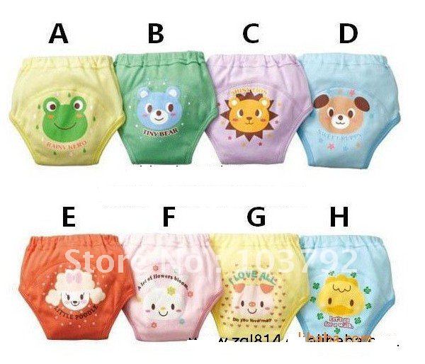 4 layers Baby training pants/Baby waterproof cotton training pants/Animal style training pants baby underwear