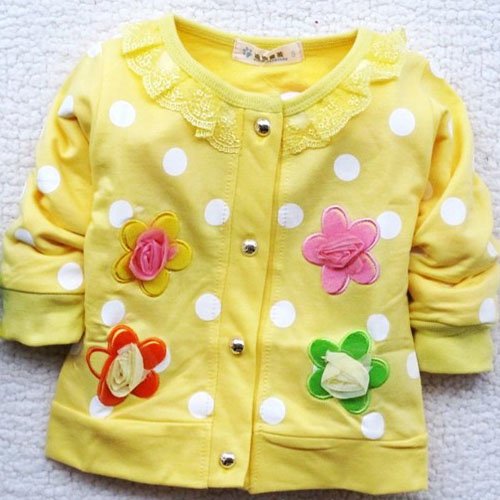 4 pcs/lot 2012 Best Sale Children Kids Clothing Girls Coat Jacket Outerwear Floral Baby Autumn Spring Wear Factory Sale  LC0846