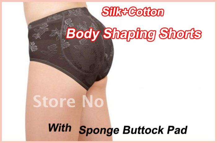 400pcs/lot Low waist lace Buttock Pad Shorts  To Raise The Buttocks Women Panties Hold Buttock Shape Body Shaping(OPP bag)