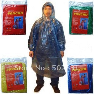 40pcs Disposable Emergency pocket Raincoat poncho DZ020