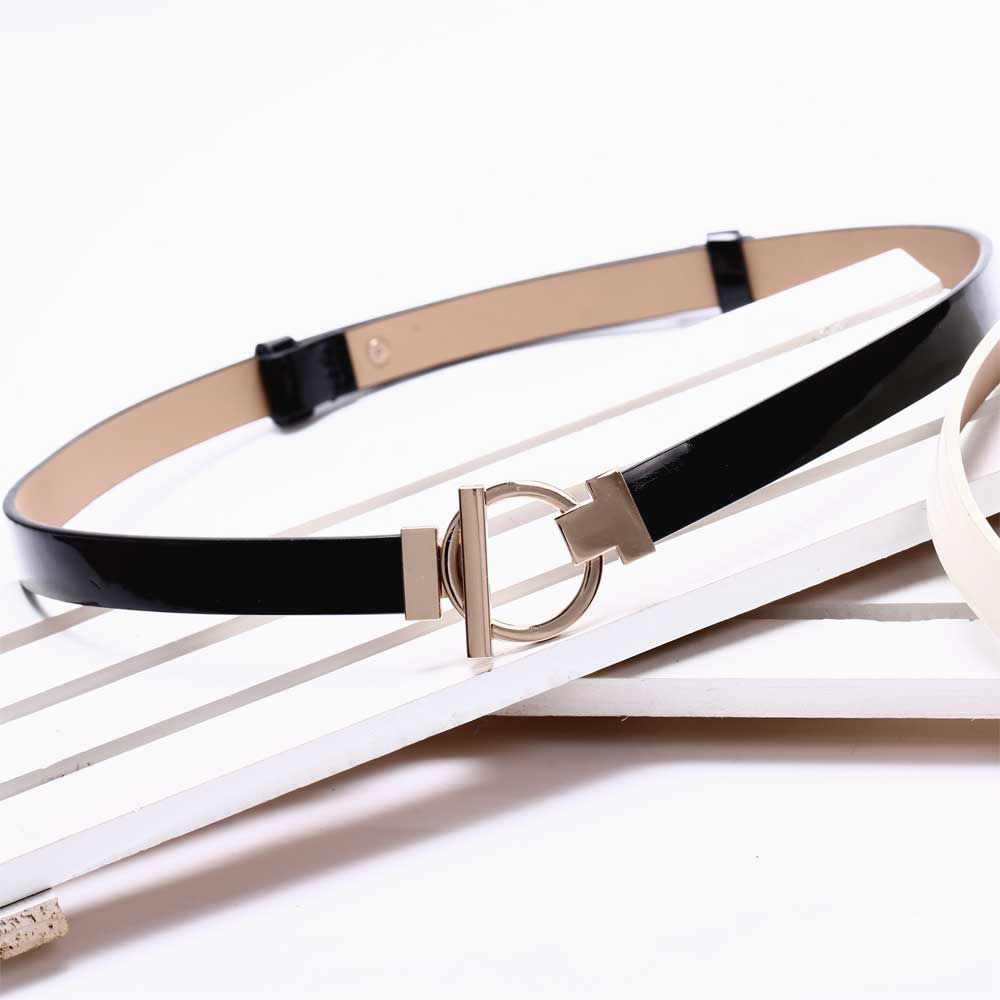 488 Women belt thin belt hasp belt japanned leather fashion cross-body women's fashion thin belt strap