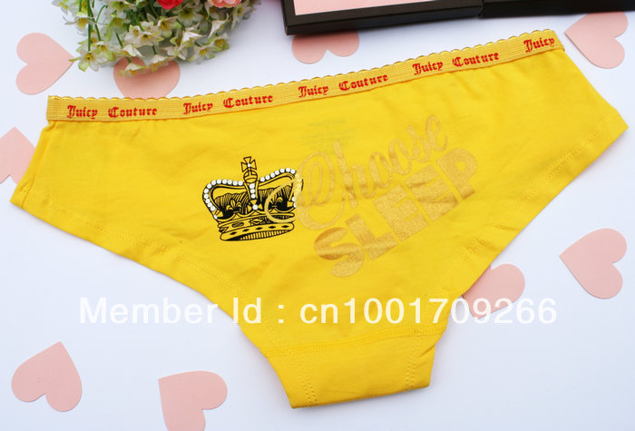 4pcs/Lot Cotton Ladies Panties with Letters Woman's Brief 17 Options LC8805