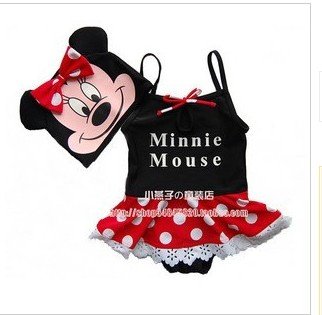 4pcs/lot free shipping boys and girls Mickey Mouse Minnie swimwear
