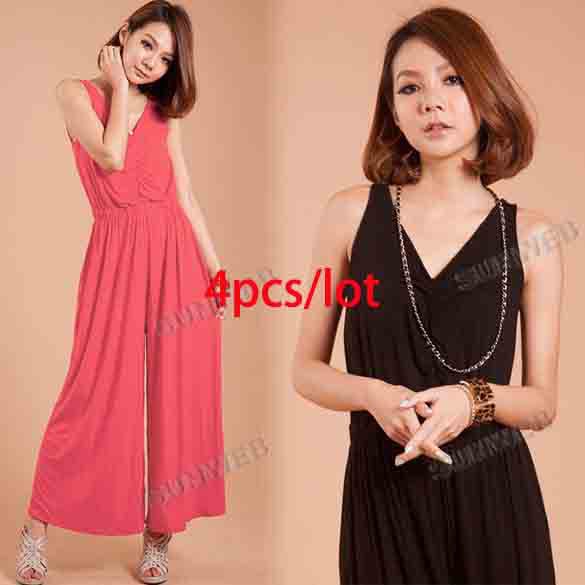 4pcs/lot Holiday Sale Free shipping Deep V-Neck Sexy jumpsuit,lady's dress women lingerie dress 11016